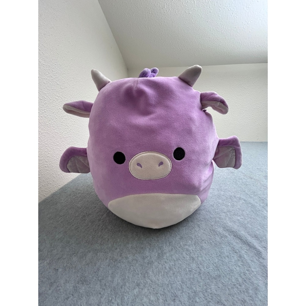 Squishmallows Kellytoy Delilah the Purple Dragon 12 inch Plush Stuffed Animal